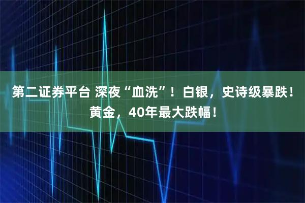 第二证券平台 深夜“血洗”！白银，史诗级暴跌！黄金，40年最大跌幅！